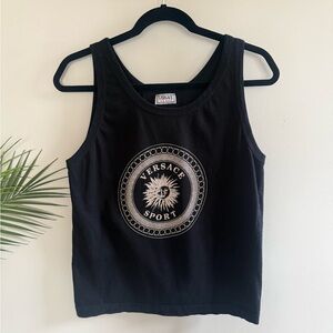 Versace Sport Black Tank Top
